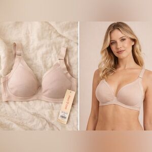 ThirdLove Bra Spacer Full-Coverage Atmosphere Medium Nude Beige Seamless Neutral